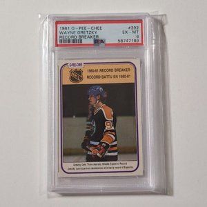 1981 O-Pee-Chee Wayne Gretzky #392 PSA 6